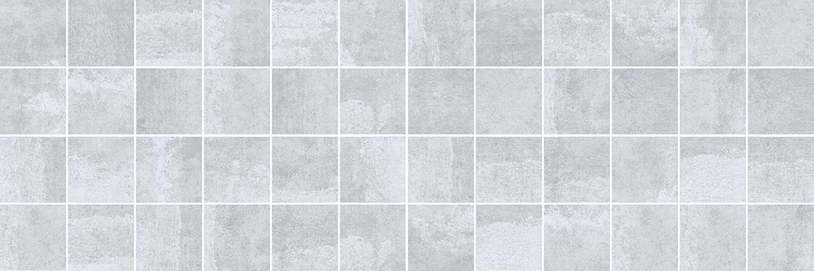 Мозаика Laparet Allure Декор мозаичный MM60058, цвет серый, поверхность матовая, прямоугольник, 200x600