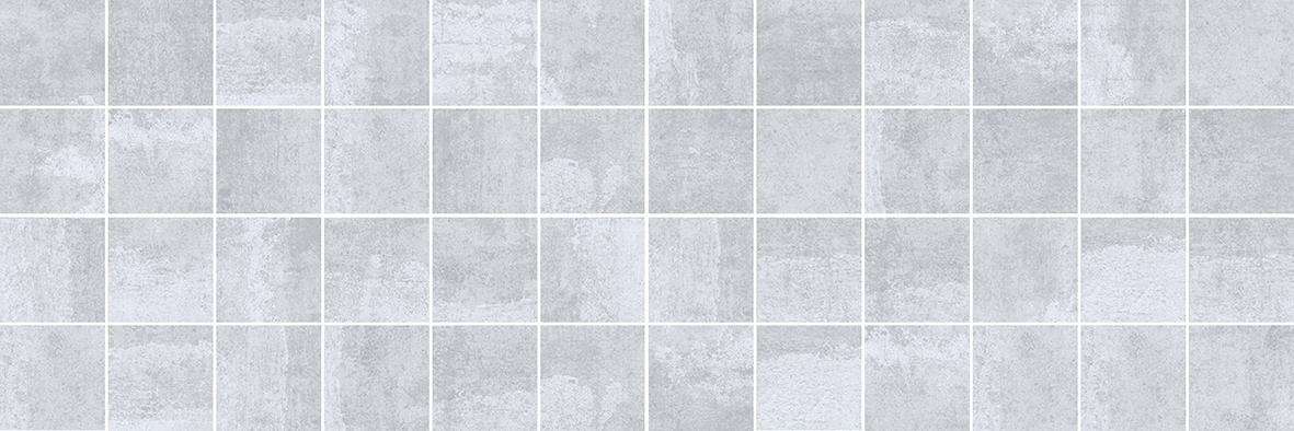Мозаика Laparet Allure Декор мозаичный MM60058, цвет серый, поверхность матовая, прямоугольник, 200x600