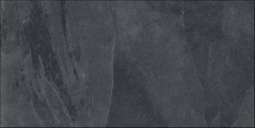 Керамогранит Grespania Annapurna Negro 44NN99R, цвет чёрный, поверхность матовая, прямоугольник, 600x1200
