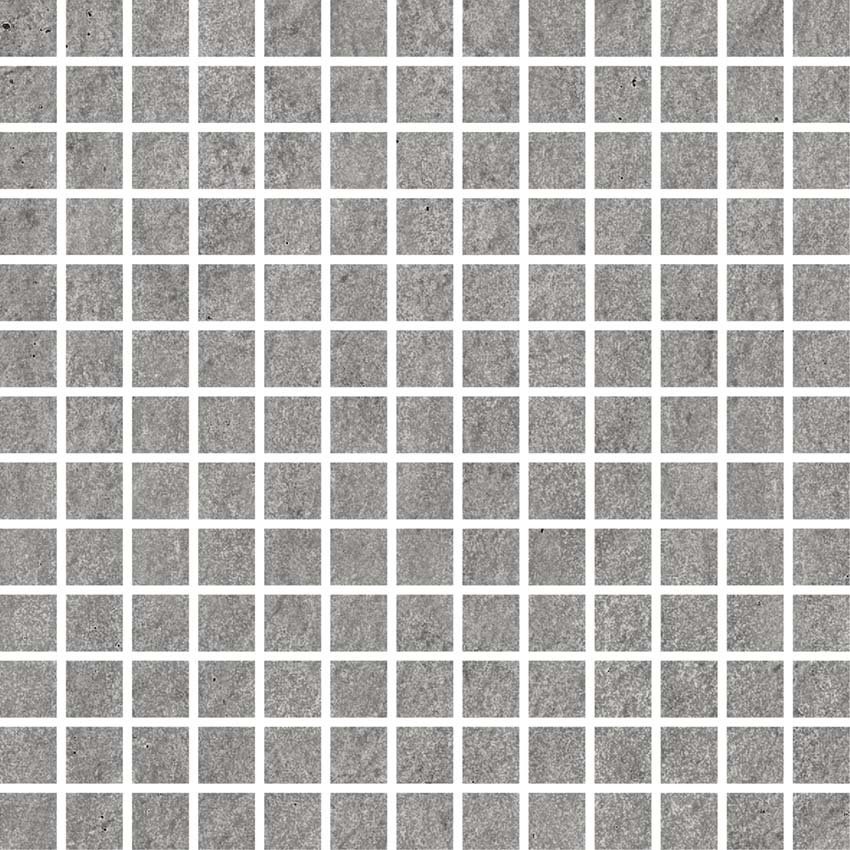 Мозаика Vives Mosaico Bunker Grafito, цвет серый, поверхность матовая, квадрат, 300x300
