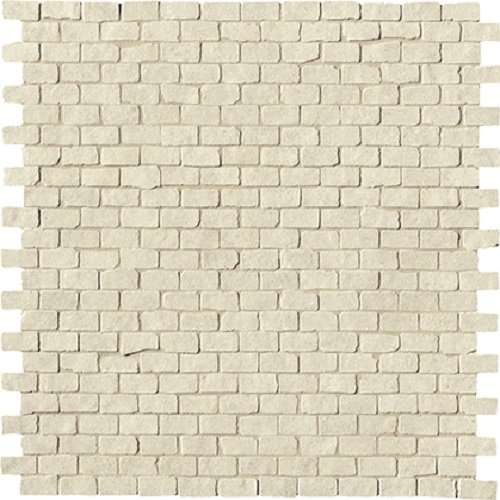 Мозаика Fap Lumina Stone Beige Brick Mosaico Anticato FOMM, цвет бежевый, поверхность матовая, под кирпич, 305x305