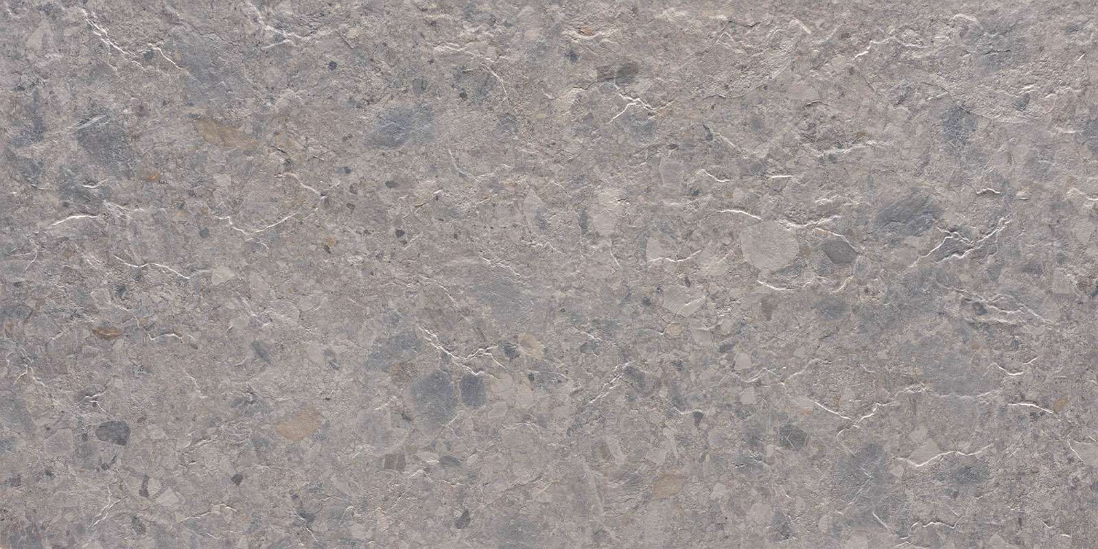 Керамогранит Seranit Volcano White, цвет серый, поверхность матовая, прямоугольник, 600x1200