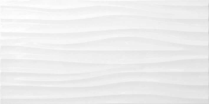 Керамическая плитка Керамин Плитка Настенная Дюна 7с Белый, цвет белый, поверхность глянцевая, прямоугольник, 300x600