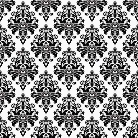 Декоративные элементы Vallelunga Colibri Nero Dec D7 6000288, цвет чёрно-белый, поверхность матовая, квадрат, 125x125