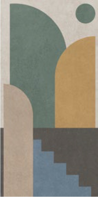 Декоративные элементы Cerdomus Concrete Art Decoro Scala 94957, цвет разноцветный, поверхность матовая, прямоугольник, 600x1200