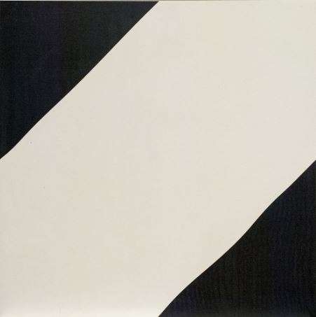 Керамогранит Ornamenta Tangle Reflex TA6060RE, цвет чёрно-белый, поверхность матовая, квадрат, 600x600