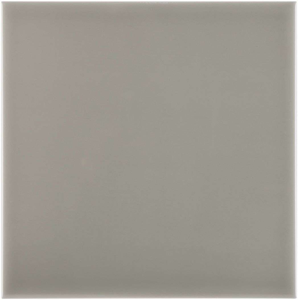 Керамическая плитка Adex ADRI1008 Liso Mundaka Gray, цвет серый, поверхность глянцевая, квадрат, 200x200