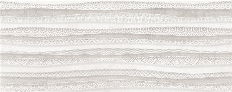 Декоративные элементы Halcon Clay Relieve Mix, цвет серый, поверхность матовая, прямоугольник, 200x500