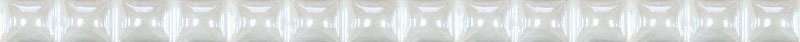 Бордюры РосДекор Бордюр Белый Люстр Разрезной, цвет белый, поверхность глянцевая, прямоугольник, 13x250