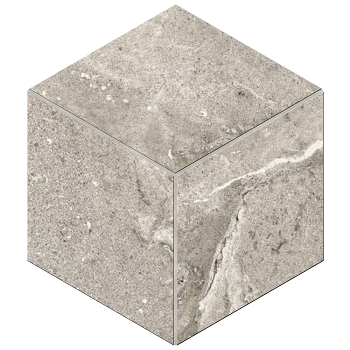 Мозаика Ametis By Estima Kailas Light Beige KA02 Cube Неполированный 29x25 35072, цвет бежевый, поверхность матовая, шестиугольник, 250x290