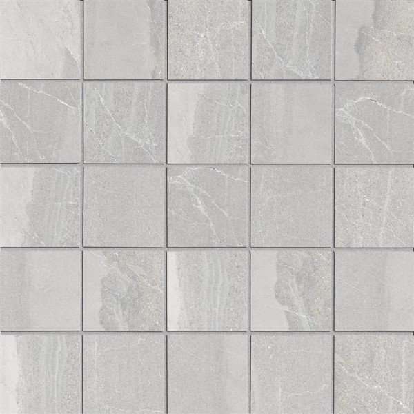 Мозаика Piemme Geostone Mosaico Grigio Nat. 63660, цвет серый, поверхность матовая, квадрат, 300x300