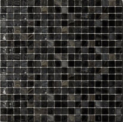 Мозаика Art & Natura Classic Tyra 4, цвет чёрный, поверхность глянцевая, квадрат, 295x295