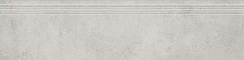 Ступени Paradyz Scratch Bianco Stopnica Prosta Nacinana Polpoler, цвет серый, поверхность глянцевая, прямоугольник, 298x1198