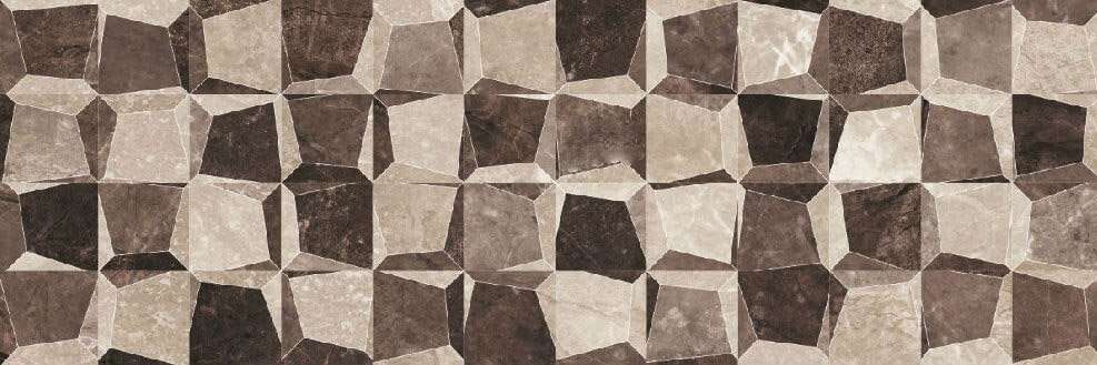 Декоративные элементы Ecoceramic Sorolla Rlv. Marron, цвет коричневый, поверхность глянцевая, прямоугольник, 300x900