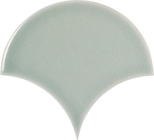 Керамическая плитка Carmen Escamas Dynamic Skylight, цвет серый, поверхность глянцевая, чешуя, 155x170