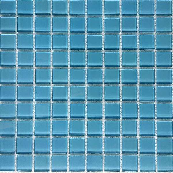 Мозаика NS Mosaic S-467, цвет голубой, поверхность глянцевая, квадрат, 300x300