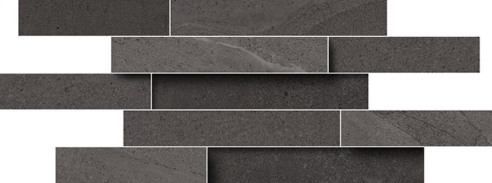 Декоративные элементы Italon Contempora Carbon Bric 3D 620110000044, цвет серый тёмный, поверхность патинированная 3d (объёмная), прямоугольник, 280x780
