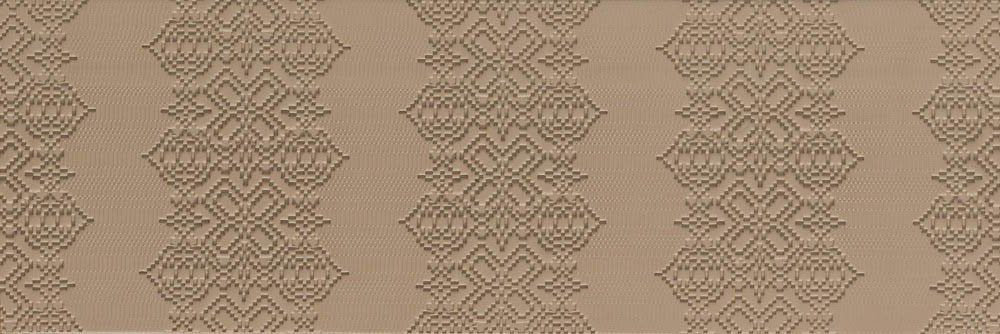 Керамогранит Mutina Garland relief Cipria PUBG03, цвет коричневый, поверхность матовая, прямоугольник, 180x540