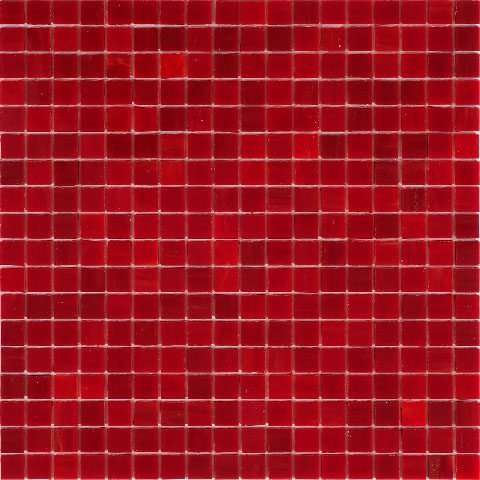 Мозаика Alma Mosaic Smalto SM43, цвет бордовый, поверхность глянцевая, квадрат, 150x150