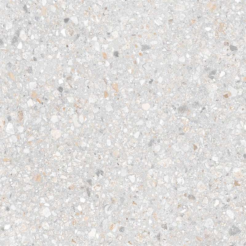 Керамогранит Estima Aglomerat Light Grey AG21 Неполированный 60x60x10 37547, цвет белый, поверхность матовая, квадрат, 600x600