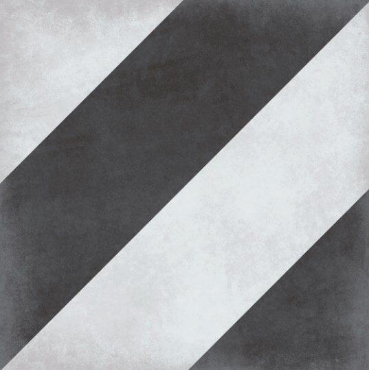 Керамогранит Heralgi Heralgi Deco Lines, цвет чёрно-белый, поверхность матовая, квадрат, 200x200