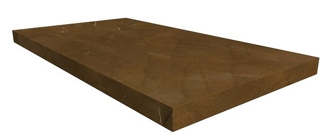 Ступени Italon Charme Bronze Angolare Sinistro 620070000125, цвет коричневый, поверхность матовая, прямоугольник с капиносом, 330x600