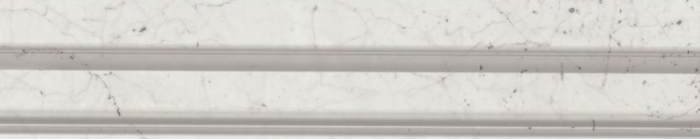 Бордюры Italon Charme Extra Carrara London 600090000450, цвет белый, поверхность глянцевая, прямоугольник, 50x250