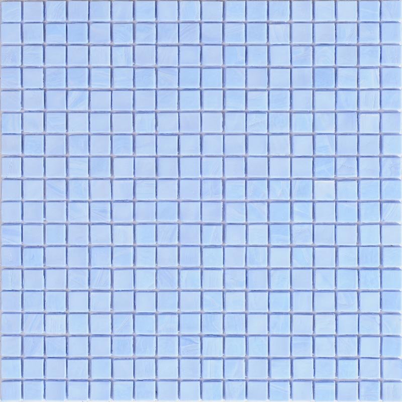 Мозаика Alma Mosaic Opaco NC0318, цвет голубой, поверхность глянцевая, квадрат, 295x295