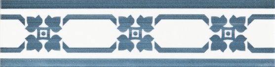 Бордюры Grazia Cottage Listello Navy COTL6, цвет синий, поверхность матовая, прямоугольник, 50x200