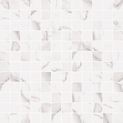 Мозаика Flaviker Supreme Royal Statuario Mosaico Lux/Ant SPMO103, цвет белый, поверхность матовая полированная, квадрат, 300x300