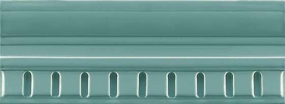 Бордюры Grazia Formae Fidia Mist FI8, цвет зелёный, поверхность глянцевая, прямоугольник, 100x200