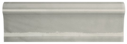Бордюры Dune Listel Atelier Smoke Glossy 226810, цвет серый, поверхность глянцевая, прямоугольник, 50x150