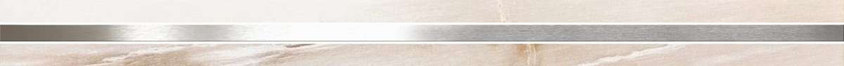 Бордюры Ceramika Konskie Rosario Listwa, цвет серый, поверхность глянцевая, прямоугольник, 55x750