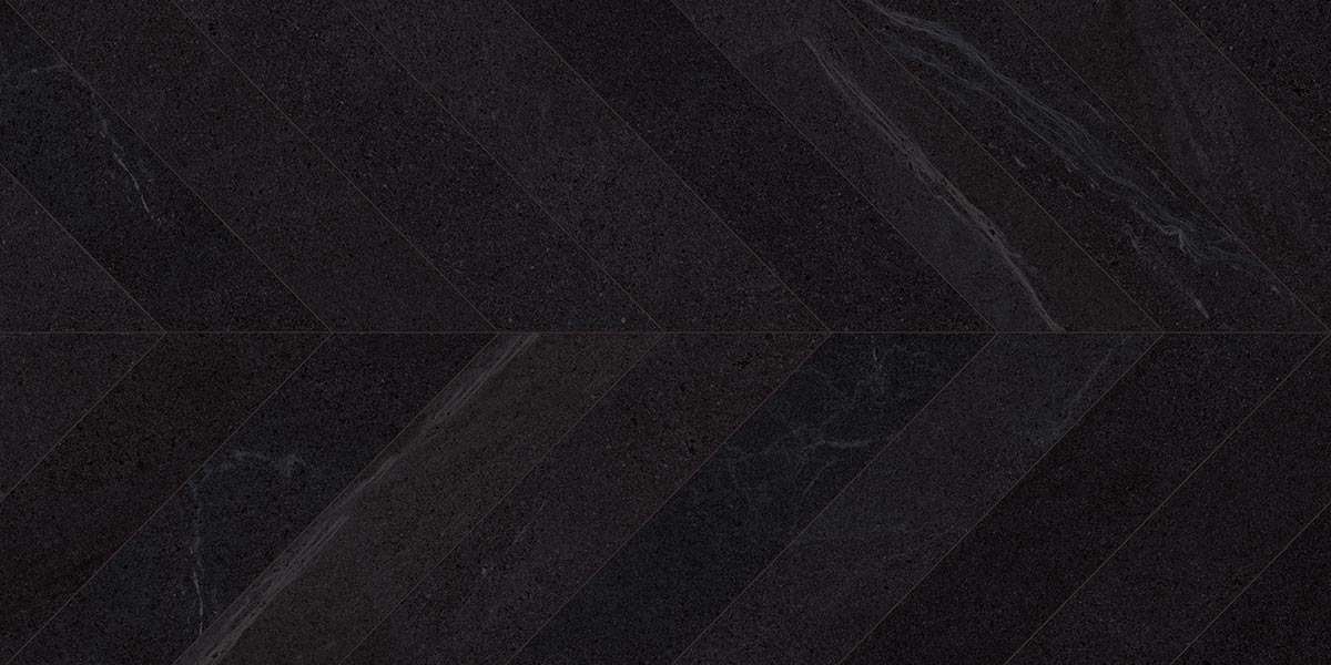 Керамогранит Vives Seine Risle-R Basalto, цвет чёрный, поверхность матовая, прямоугольник, 600x1200