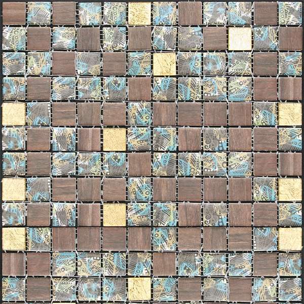 Мозаика Mosavit Graphic Kampala Dore, цвет разноцветный, поверхность матовая, квадрат, 316x316
