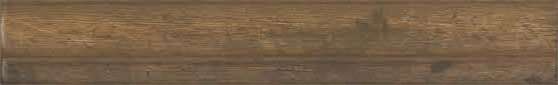 Бордюры Cenit Moldura Nogal, цвет коричневый, поверхность матовая, прямоугольник, 50x316