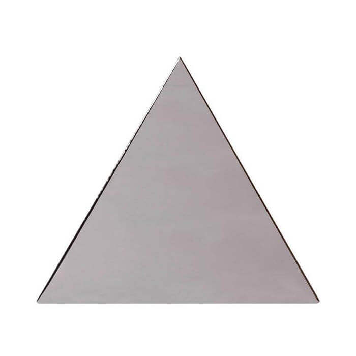 Керамическая плитка Petracers Triangolo Fondo Platino, цвет серый, поверхность глянцевая, квадрат, 170x170x150