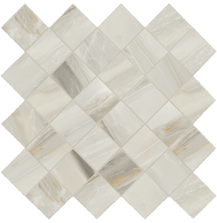 Мозаика Coliseumgres Firenze Bianco Mosaico 610110000539, цвет белый, поверхность лаппатированная, квадрат, 270x270