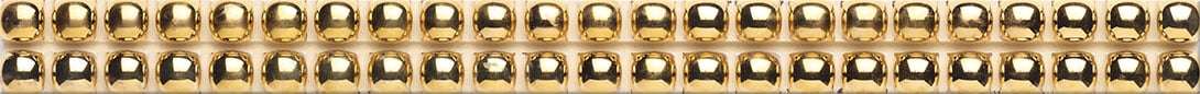 Бордюры Cinca Ophelia Hera Gold 0450/345, цвет жёлтый, поверхность глянцевая, прямоугольник, 20x250