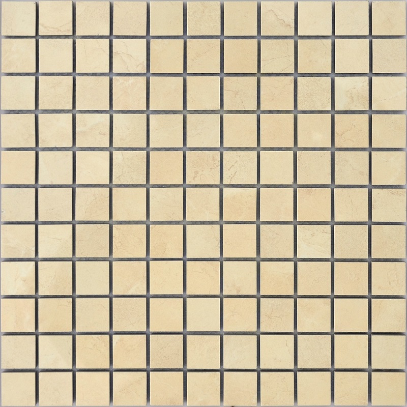 Мозаика Caramelle Mosaic Venezia Beige Pol, цвет бежевый, поверхность глянцевая, квадрат, 300x300