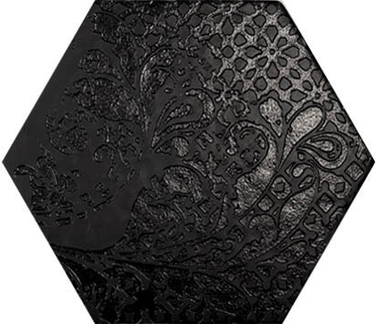 Декоративные элементы Self Style Magnolia Black cex-009, цвет чёрный, поверхность матовая, прямоугольник, 150x170