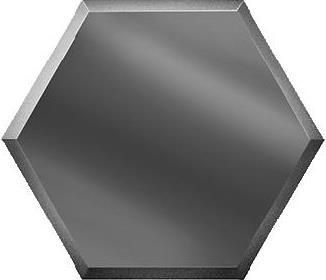 Керамическая плитка ДСТ Зеркальная графитовая плитка СОТА СОЗГ3, цвет серый, поверхность глянцевая, прямоугольник, 259x300