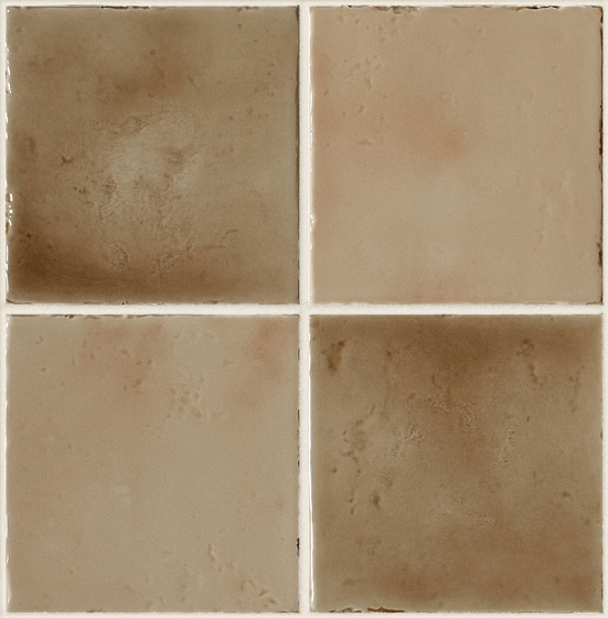 Керамогранит Grazia Shades Of Art Sand SHA2, цвет коричневый, поверхность матовая, квадрат, 130x130