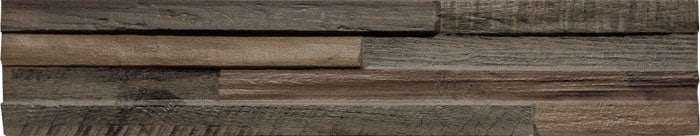 Керамогранит Keradom Samurai Brown, цвет коричневый, поверхность 3d (объёмная), прямоугольник, 75x385