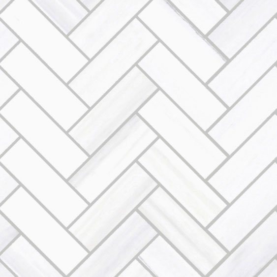 Мозаика Sant Agostino Themar Spina Bianco Lasa CSASPBLA30, цвет белый, поверхность матовая, квадрат, 300x300