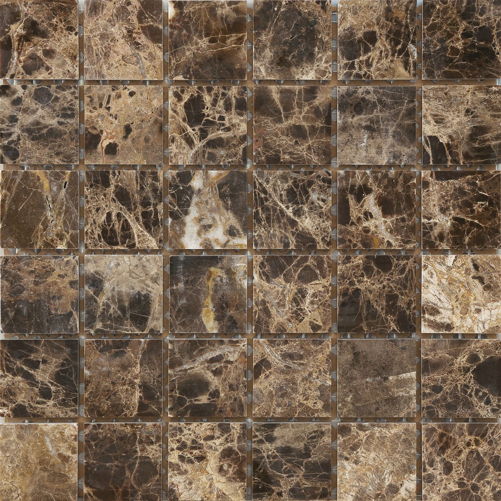 Мозаика Bonaparte Bonaparte Granada-48, цвет коричневый, поверхность полированная, квадрат, 305x305