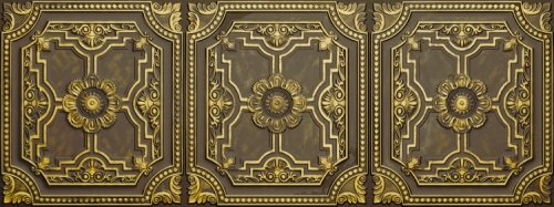 Керамическая плитка Aparici Victorian Gold Nova, цвет жёлтый, поверхность матовая, прямоугольник, 446x1193