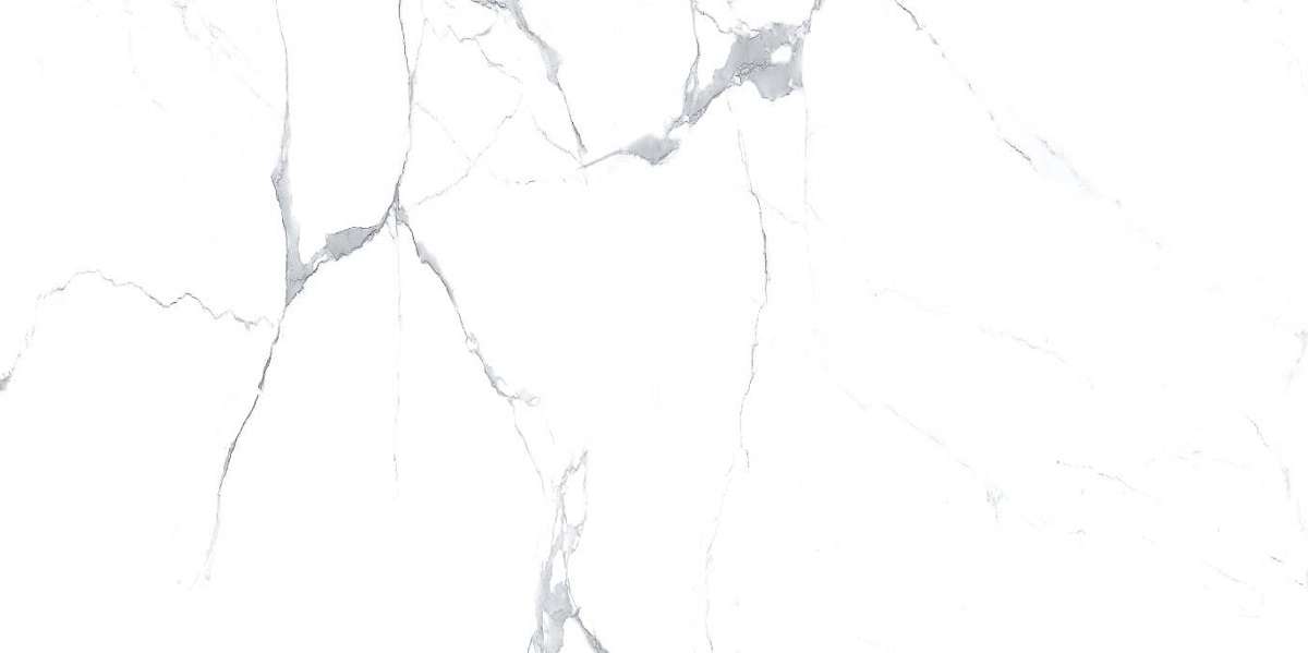 Керамогранит One Touch Megnus Statuario Polished, цвет белый, поверхность полированная, прямоугольник, 600x1200
