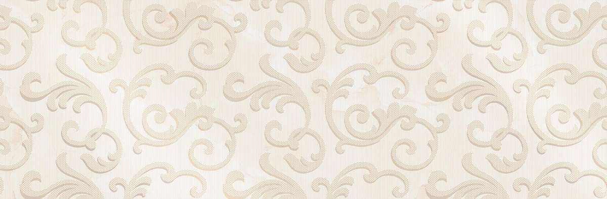 Декоративные элементы Eurotile Marbelia Decor 16, цвет бежевый, поверхность глянцевая, прямоугольник, 300x900
