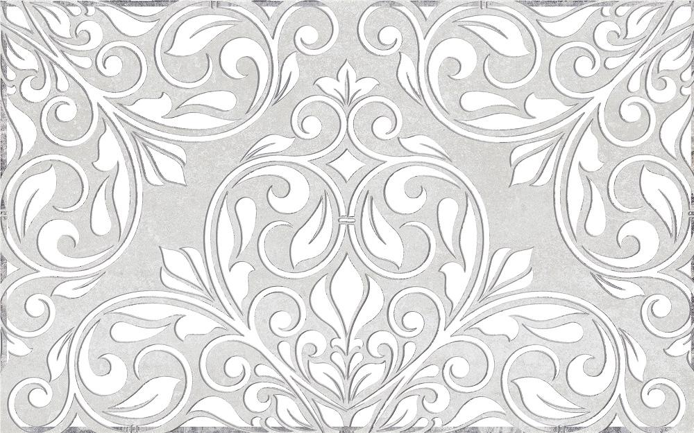 Декоративные элементы Gracia Ceramica Персиан Сер Декор 01, цвет серый, поверхность матовая, прямоугольник, 250x400